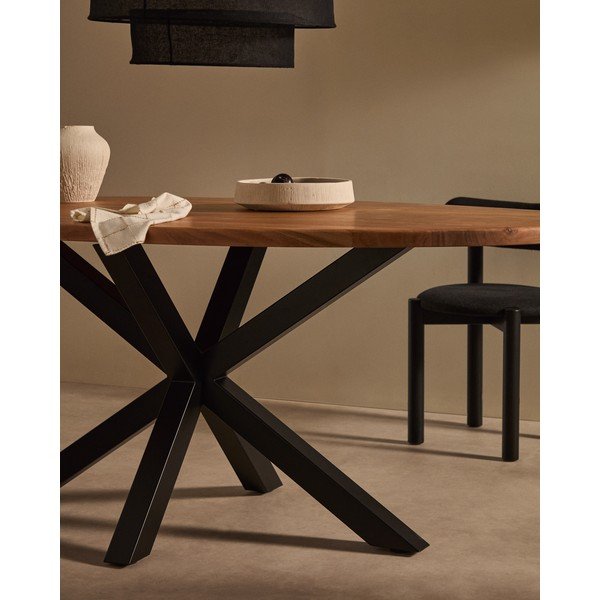 Jedálenský stôl s doskou z akácie 100x200 cm Argo – Kave Home-image-1