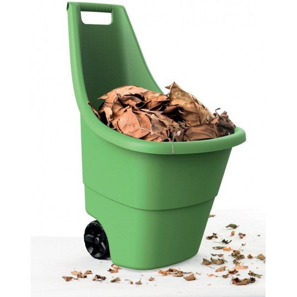 Zelený plastový záhradný kôš Easy go – Keter-image-2