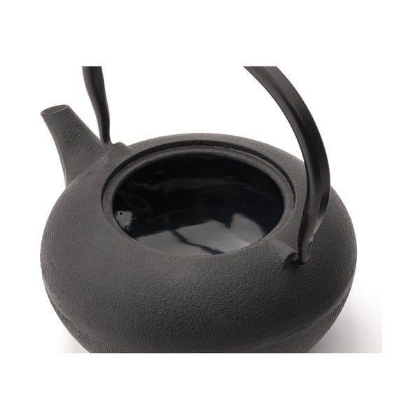 Bielo-čierna porcelánovo-liatinová čajová súprava Shanxi – Bredemeijer-image-1