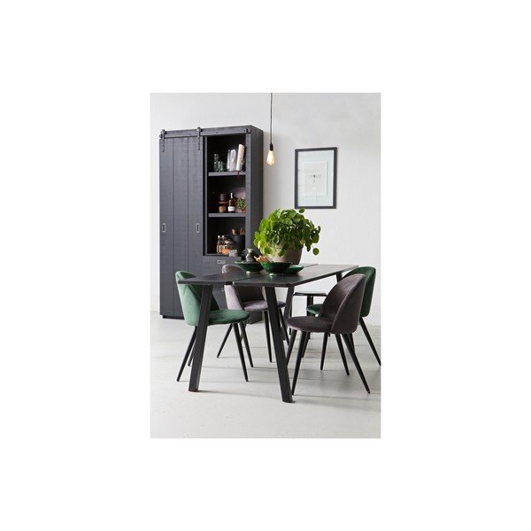 Čierny jedálenský stôl WOOOD Trionf, dĺžka 210 cm-image-4