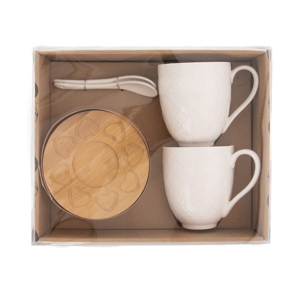 Porcelánové hrnčeky v súprave 2 ks 370 ml Whiteline – Orion-image-1