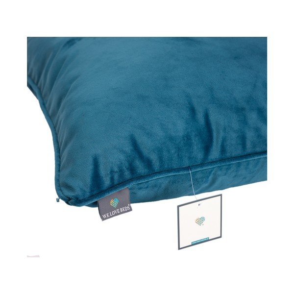 Petrolejovozelená obliečka na vankúš WeLoveBeds Teal, 40 × 60 cm-image-1