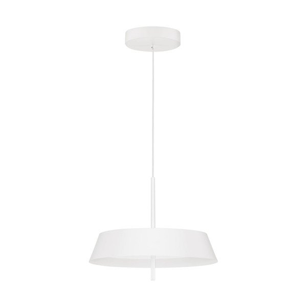 Biele hliníkové LED závesné svietidlo so stmievačom ø 45 cm Velio – Nova Luce