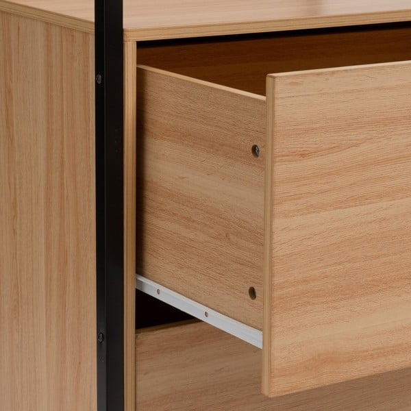 Otvorená šatníková skriňa v prírodnej farbe 60x190x48 cm Armarios – Casa Selección-image-1