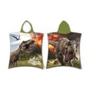 Bavlnené detské pončo veľkosť 3-8 rokov Jurassic World "Volcano" – Jerry Fabrics