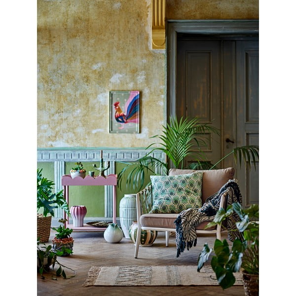 Ružový konzolový stolík z borovicového dreva 40x60 cm Isola – Bloomingville-image-3