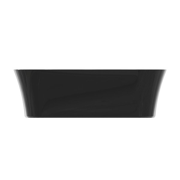 Lesklé čierne keramické umývadlo 55x38 cm Ipalyss – Ideal Standard-image-4