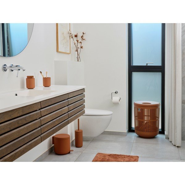 Oranžový plastový kôš na bielizeň 60 l Ume – Zone-image-1