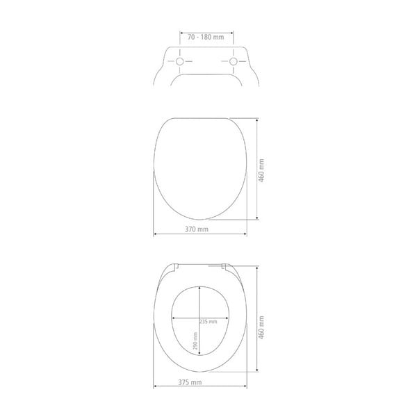 Záchodová doska s automatickým zatváraním 37,5 x 46 cm Vorno – Wenko-image-3