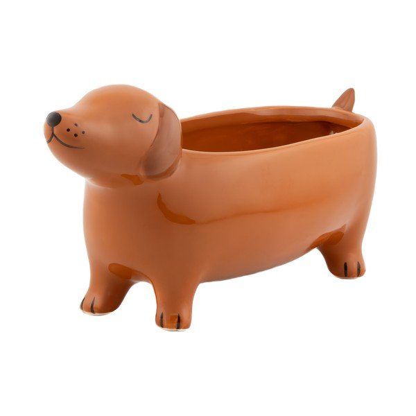 Keramický obal na kvetináč Sausage Dog – Sass & Belle