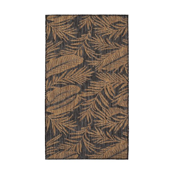 Čierny/hnedý vnútorný a vonkajší koberec 80x150 cm Mira 1451 – Ayyildiz Carpets
