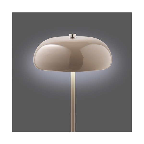 Taupe kovová LED stolová lampa (výška  23 cm) Margate – House Nordic-image-4