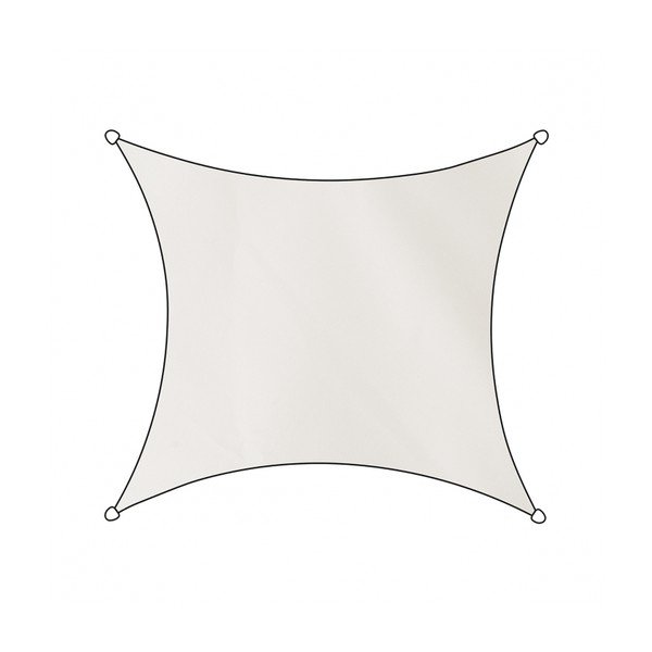 Béžová štvorcová tieniaca plachta Livin' Outdoor Como, 3,6 x 3,6 m