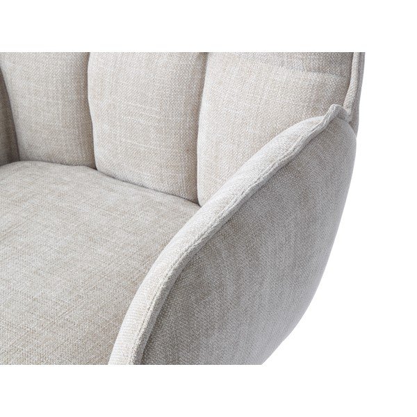 Krémovobiele čalúnené jedálenské kreslá v súprave 2 ks Marilla – Unique Furniture-image-1