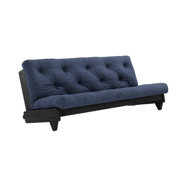 Rozkladacia pohovka s tmavomodrým poťahom Karup Design Fresh Black/Navy-image-1