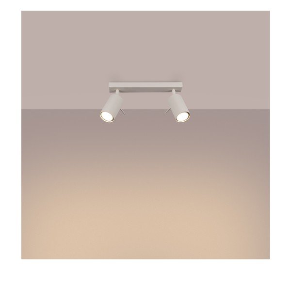 Krémovobiele bodové svietidlo 6x30 cm Etna – Sollux-image-2
