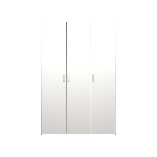 Biela trojdverová šatníková skriňa Evegreen Houso Home, výška 175,4 cm