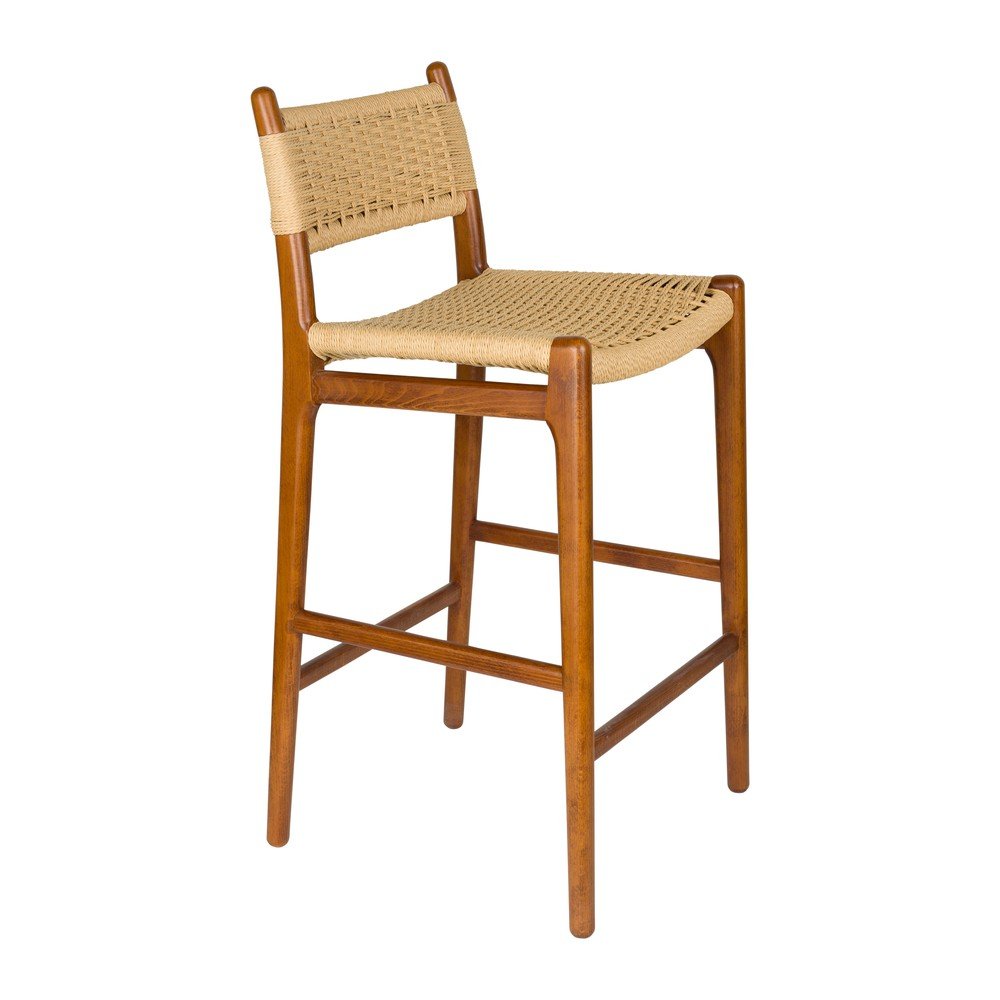 E-shop Barová stolička z bukového dreva v prírodnej farbe (výška sedadla 67,5 cm) Cecile – Dutchbone