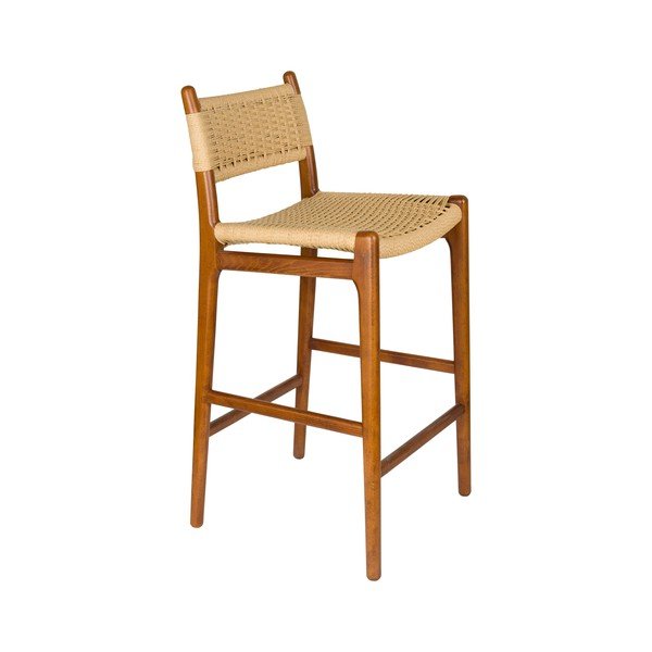 Barová stolička z bukového dreva v prírodnej farbe (výška sedadla 67,5 cm) Cecile – Dutchbone