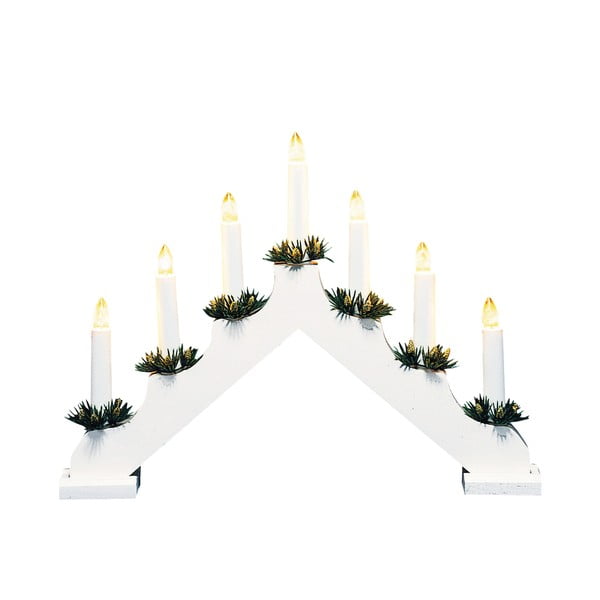 Biela svetelná dekorácia s vianočným motívom Ola – Markslöjd