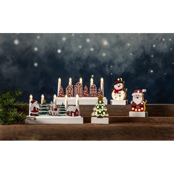 Biela svetelná dekorácia s vianočným motívom Freddy – Star Trading-image-4