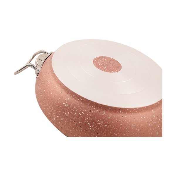 Ružová hliníková panvica Güral Porselen Classic, ø 22 cm-image-1