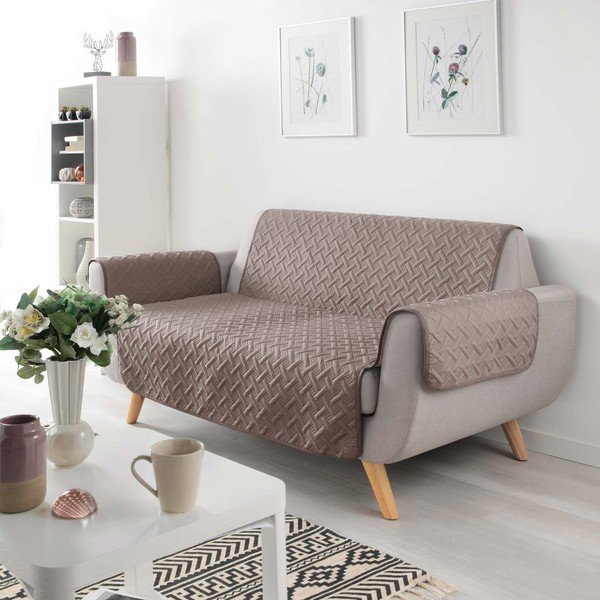 Hnedý 4-miestny ochranný poťah na pohovku Lounge – douceur d'intérieur-image-2