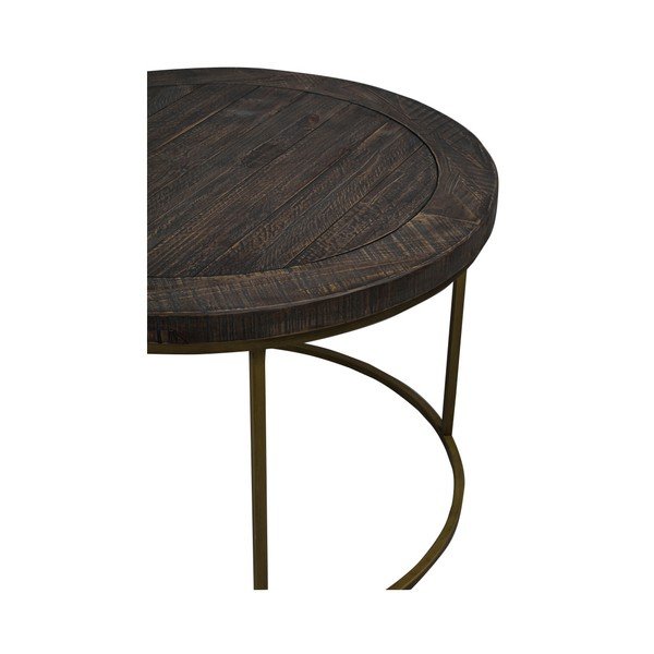 Hnedý drevený konferenčný stolík Rowico Dalton-image-1