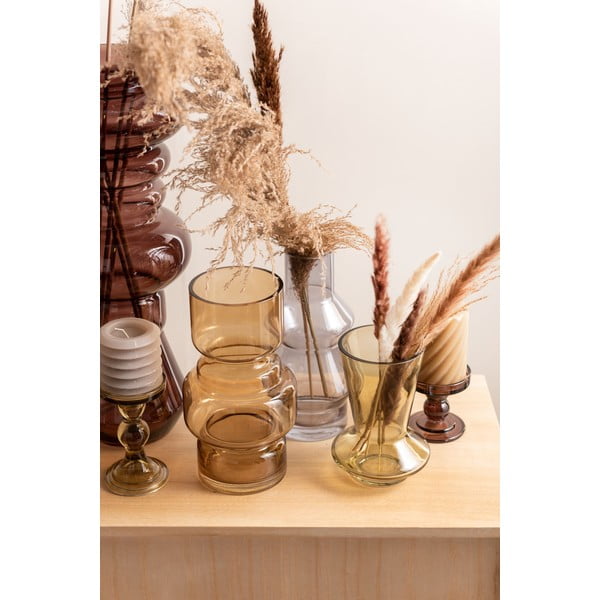 Sivá sviečka PT LIVING Layered, výška 7,5 cm-image-4