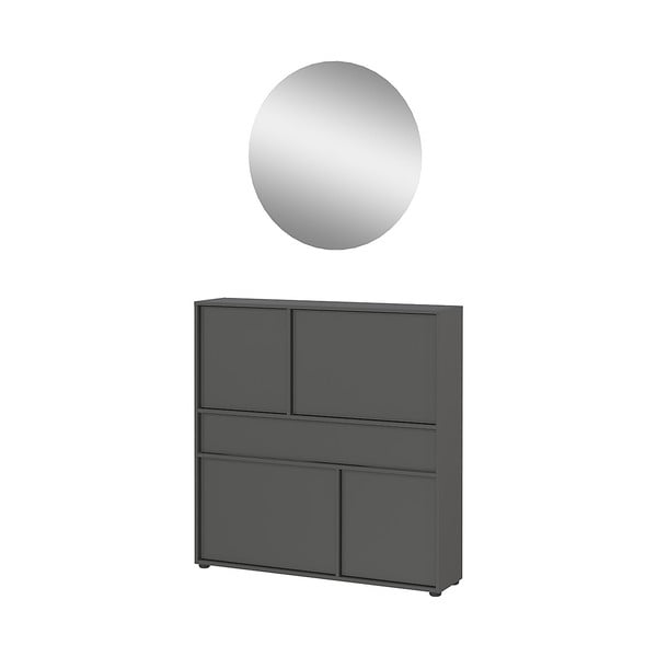 Antracitová predsieňová zostava Ameca 2.0 – Germania