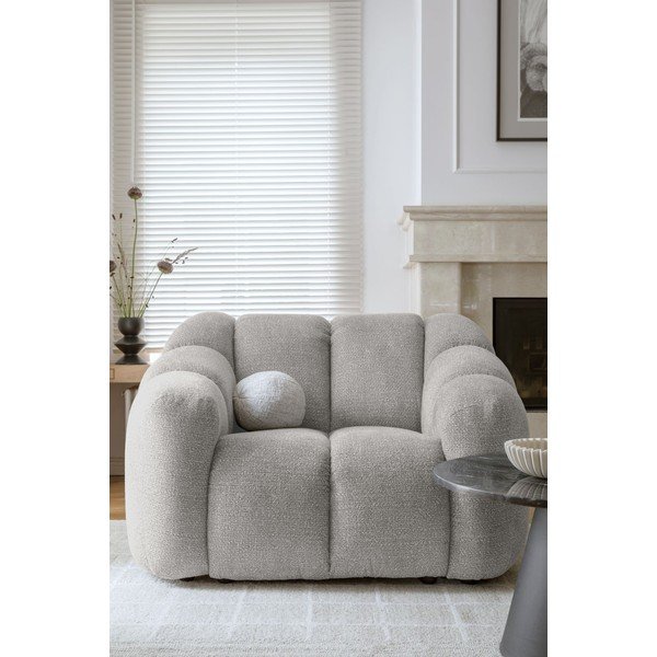 Svetlosivé kreslo Shell – Miuform-image-1