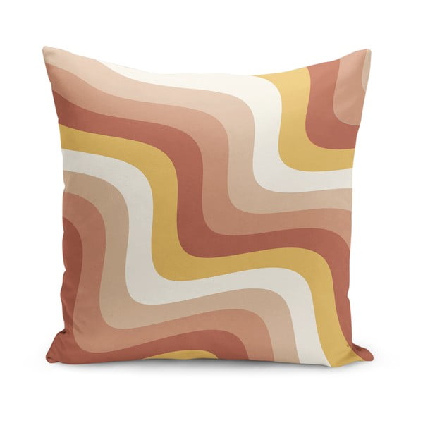 Obliečka na vankúš 43x43 cm Creamy Strawberry Swirl – Mila Home