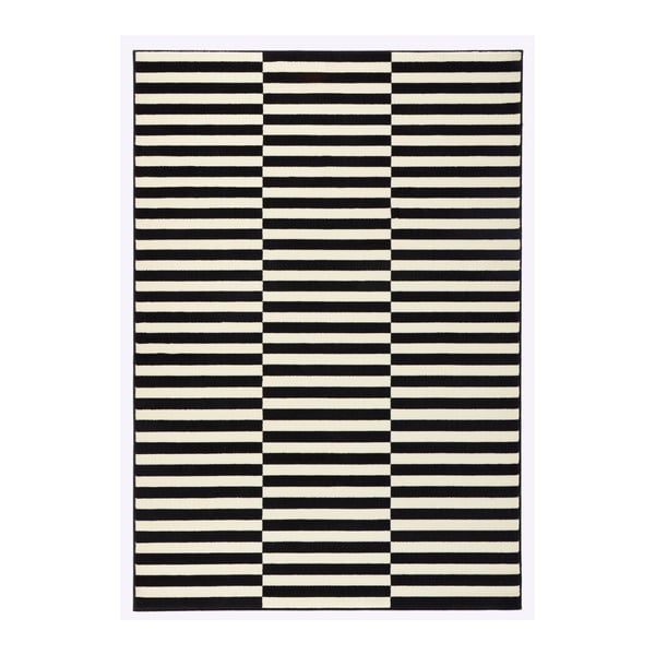 Čierno-biely koberec Hanse Home Gloria Panel, 200 x 290 cm