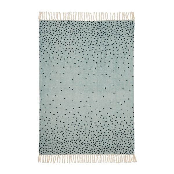 Modrý koberec Done by Der, 90 × 120 cm