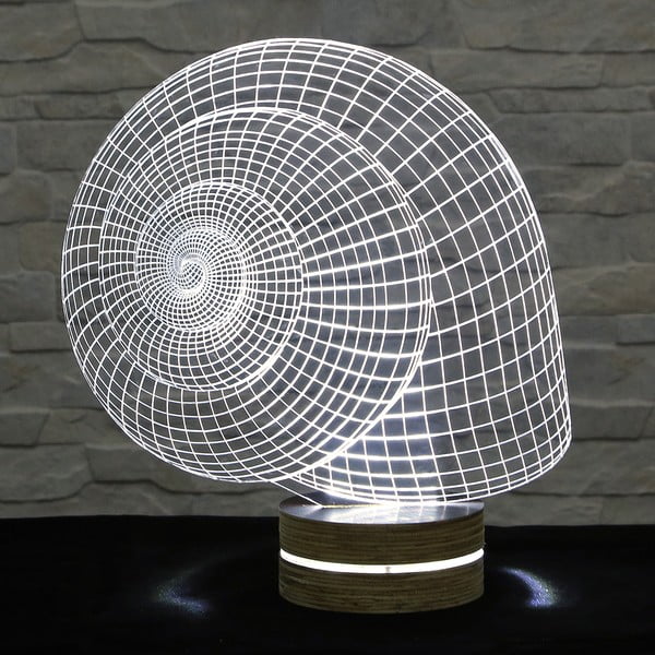 3D stolová lampa Snail