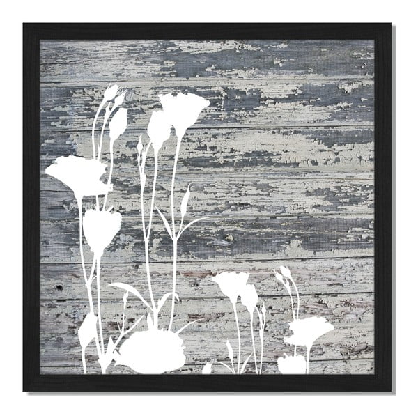 Obraz v ráme Liv Corday Provence Wood & Flowers, 40 x 40 cm