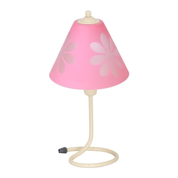 Ružová stolová lampa Glimte Rainbow