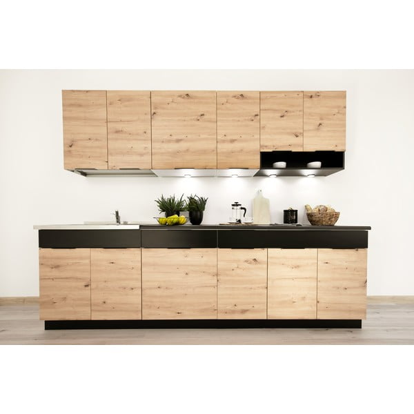 Rovná kuchyňa bez pracovnej dosky (bez montáže) 260 cm Kian – STOLKAR-image-1