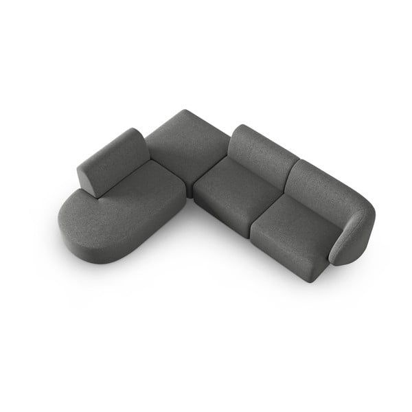 Sivá rohová pohovka, ľavý roh Shane – Micadoni Home-image-2