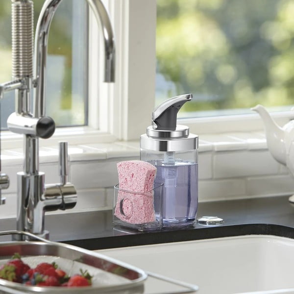 Kovový dávkovač mydla 650 ml - simplehuman-image-1