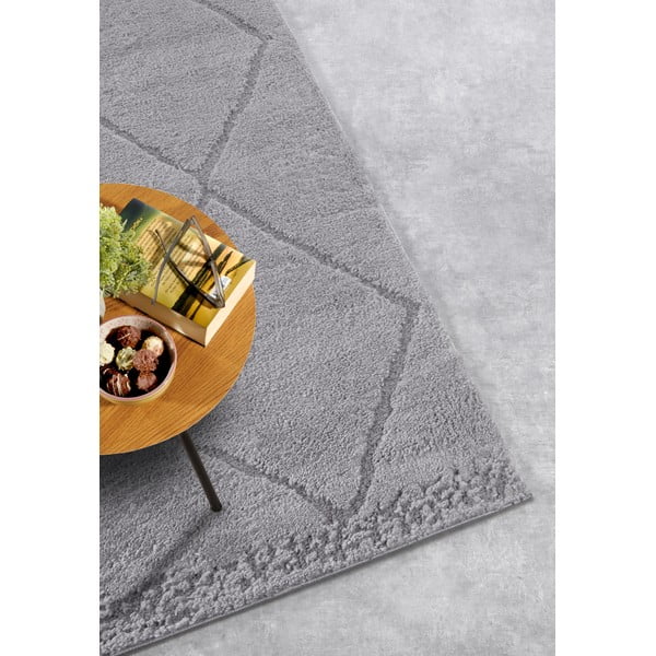 Sivý koberec 120x170 cm Perrotin Light Grey – Elle Decoration-image-2