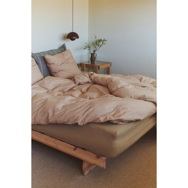 Jednolôžková posteľ z borovicového dreva s roštom 120x200 cm v prírodnej farbe Kanso – Karup Design-image-4