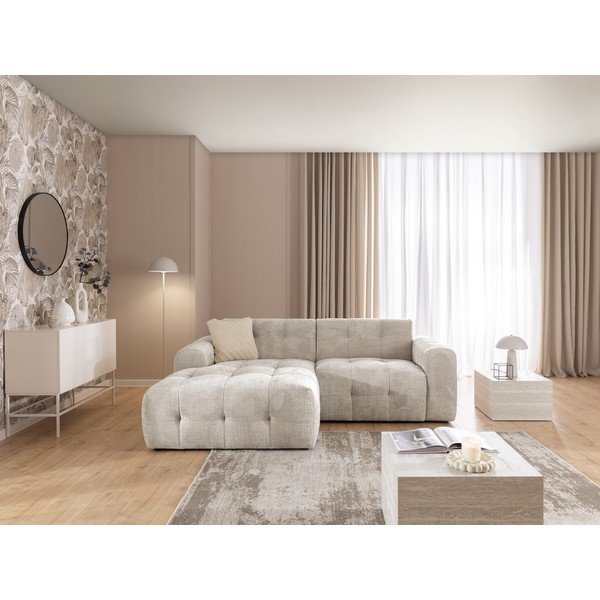 Béžová rohová pohovka (ľavý roh/s leňoškou) Melva – Ropez-image-3