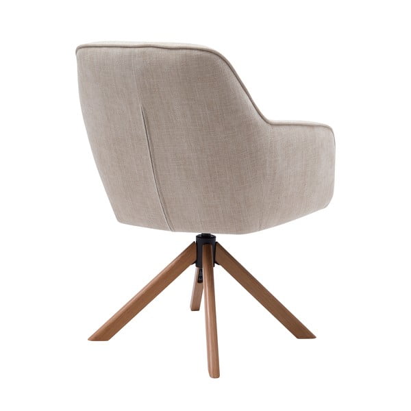 Krémovobiele čalúnené jedálenské kreslá v súprave 2 ks Avola – Unique Furniture-image-3