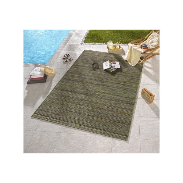 Koberec vhodný do exteriéru Lotus 160x230 cm, zelený melír-image-3