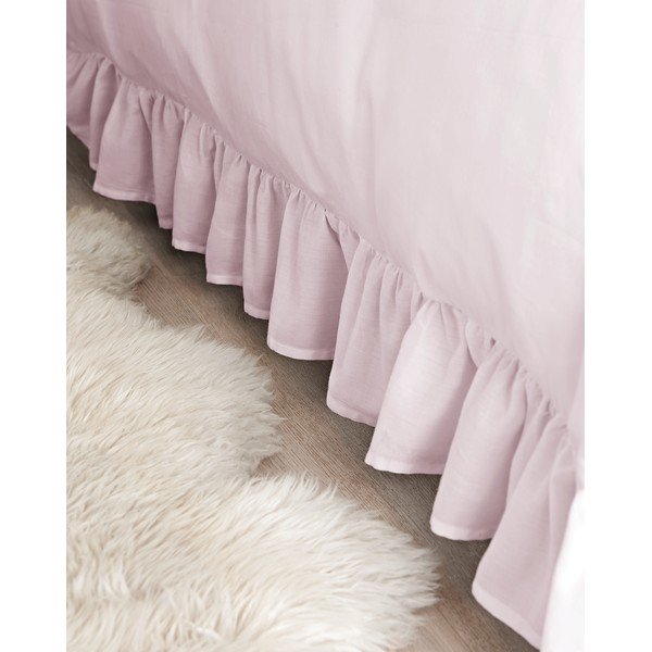Ružové bavlnené obliečky Bianca Frill, 135 x 200 cm-image-4