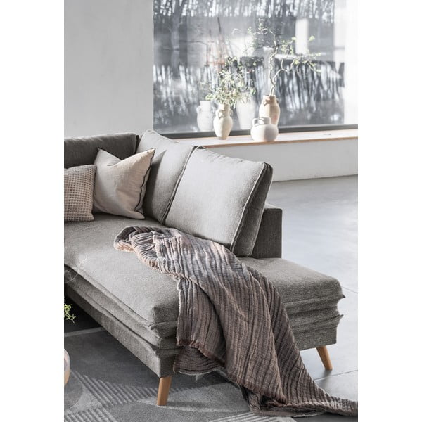 Sivá rozkladacia rohová pohovka (pravý roh) Charming Charlie – Miuform-image-4