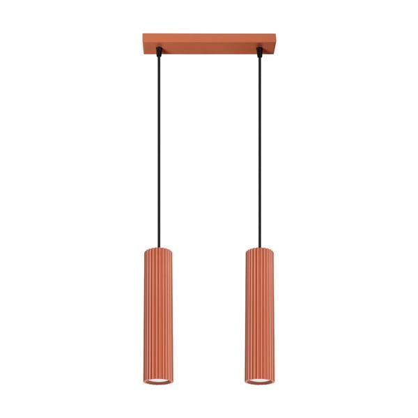 Závesné svietidlo v tehlovej farbe Gleam – Sollux