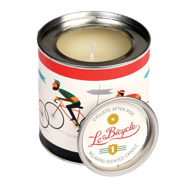Sviečka s vôňou čistej bavlny Rex London Le Bicycle, dĺžka horenia 40 hodín
