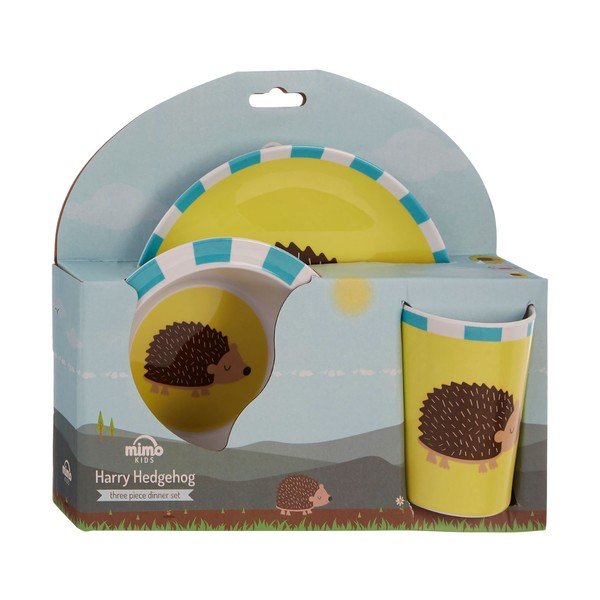3-dielny jedálenský set pre deti s motívom ježka Premier Housewares-image-4